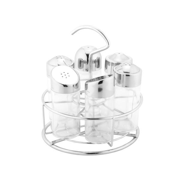 Salt and Pepper Shakers Soy Sauce and Oil Dispensers / High Transparent Glass Condiment Pots