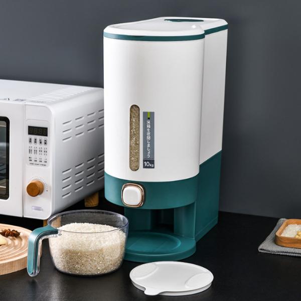 25 Lbs Large Grain Rice Storage Container With Lid