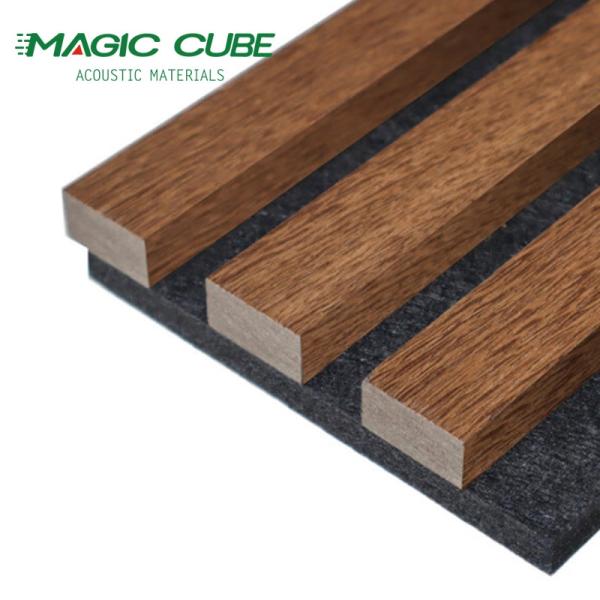 Easy Installation Wrapped Aku Panel Decorative 3 Side Sound Absorption Board