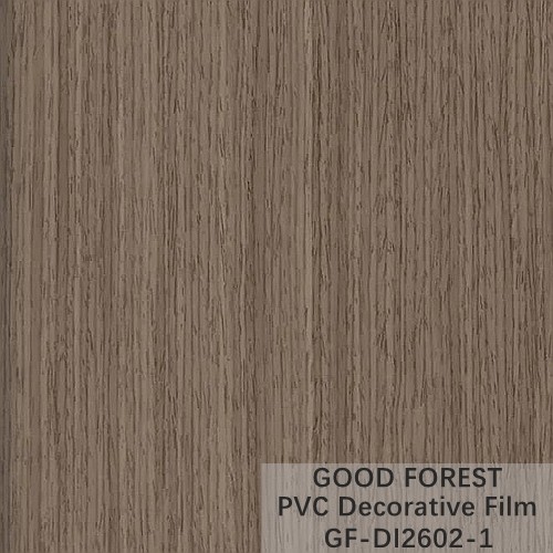 Partition PVC Decorative Film 0.25mm - 0.60mm Thickness Dark Grey Color