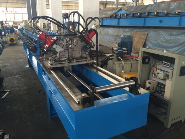 Quality Chain Drive Ceiling Roll Froming Machine  With Punching / Track Cutting System for sale