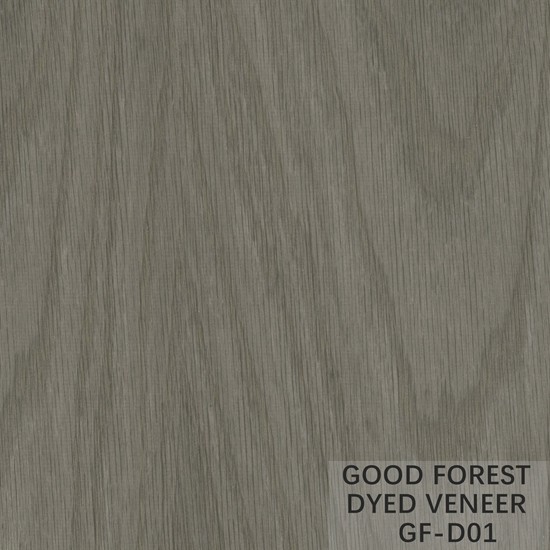 Grain Dyed Wood Veneer Natural American Oak Veneer Bleaching
