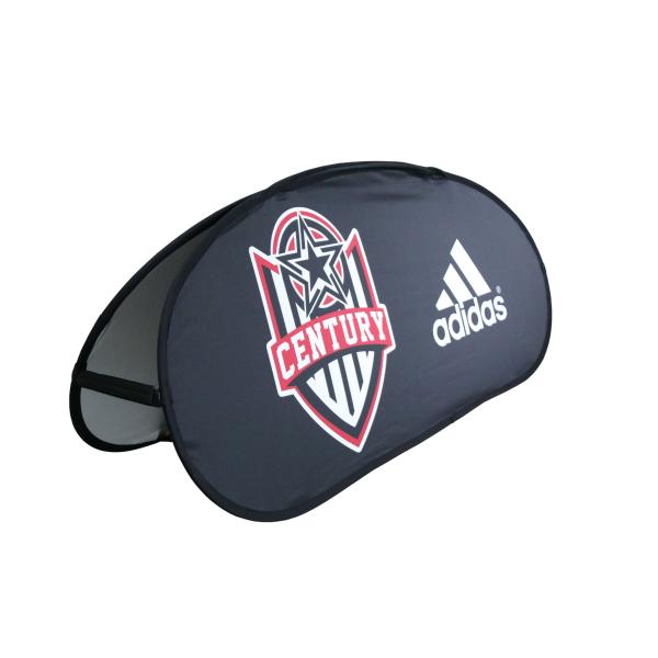 Horizontal Advertising Banner Stands Pop Out A Frame Structure Black Color