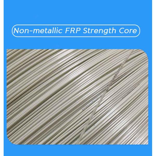Overhead 12/24/48 Core ADSS Fiber Optical Cable Durable With 50/100/200 Meter Span