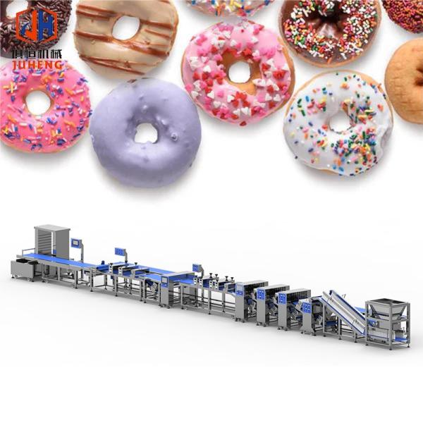 High Capacity Donut Production Line Semi-Automatic Donut Molding Line For Food Factory
