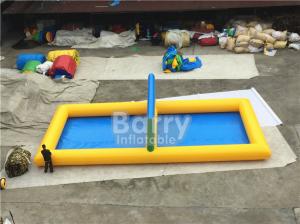 China Summer toys Strength PVC Inflatable Vollyball Field Water Game Inflatable Volleyball Court For Water Toys on sale