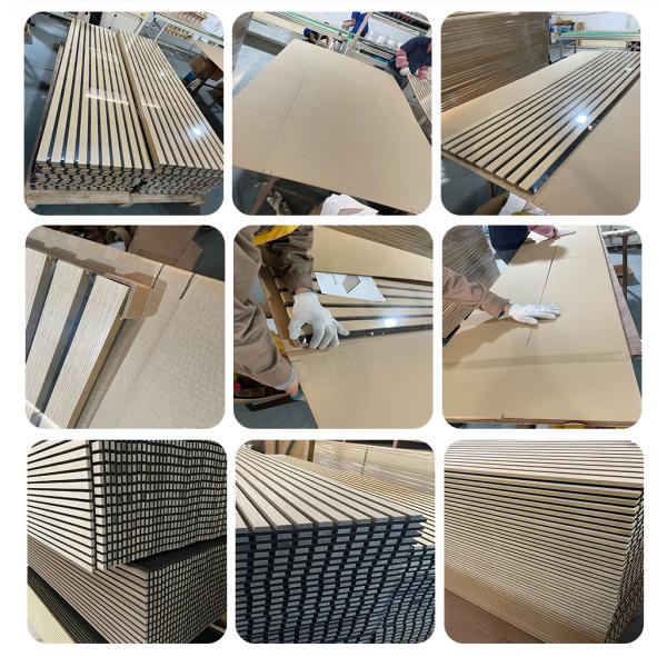 Acoustic Aku Panel High Density 3 Side Creative Acoustic Panels Customized