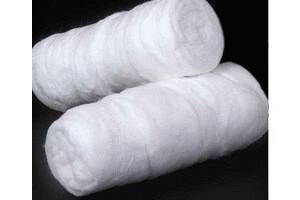 China Natural Absorbent Cotton Wool Non Sterile Roll Type BP Standard Disposable Use on sale