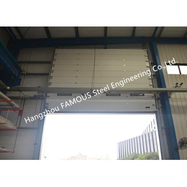Commercial Overhead Sectional Sliding Industrial Garage Doors Factory Up Ward Fast Lifting Gate