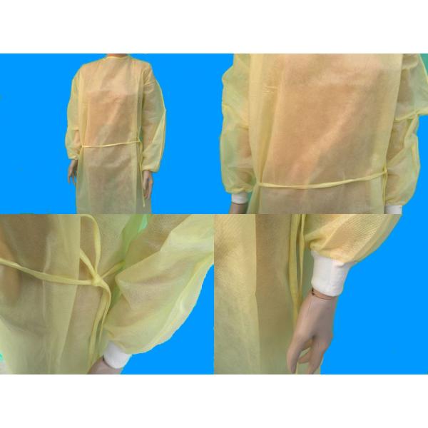 Anti Leakage Disposable Isolation Gowns Strong Adsorption Ability Feeling Soft