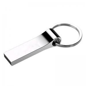  ODM 32GB 64GB 128GB Silver Metal Usb Drive full Memory with keychain Manufactures