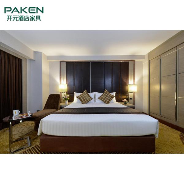 Five Stars Ebony Veneer Hilton Hotel Furniture