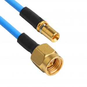 China ROHS Low PIM Flex TFT-5G-402 RF Coaxial Cable Double Shielded With Blue FEP Jacket OEM/ODM on sale