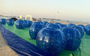  EN14960 Blue Giant Hamster Ball Inflatable Body Ball Soccer For Commercial Manufactures