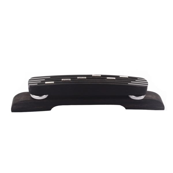 High Durability Ebony Wood Acoustic Electric Guitar Bridge Six String