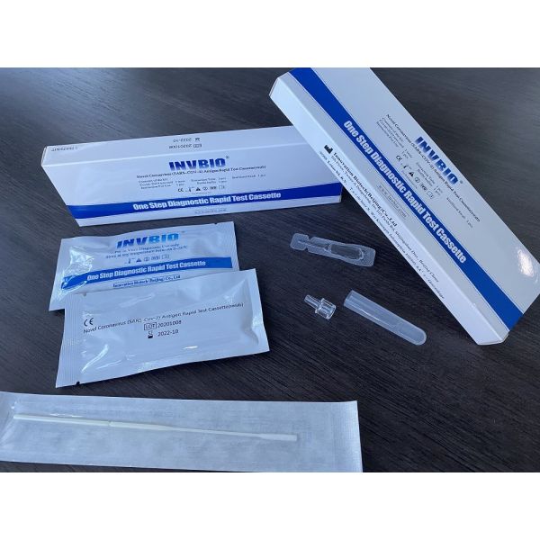One Step Covid 19 Ag Rapid Antigen Test Home Kit Saliva Antigen Rapid Test Cassette