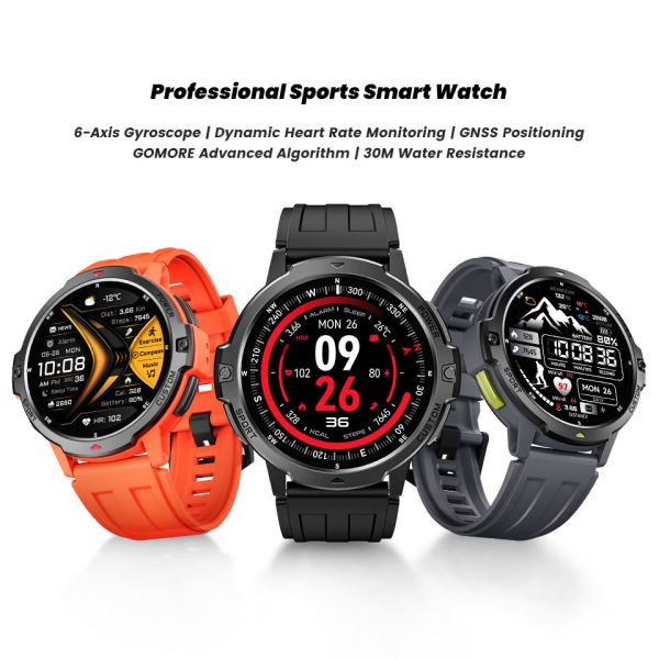 Fitness Tracking sports Watch C31 Men's Compass GPS Smartwatch