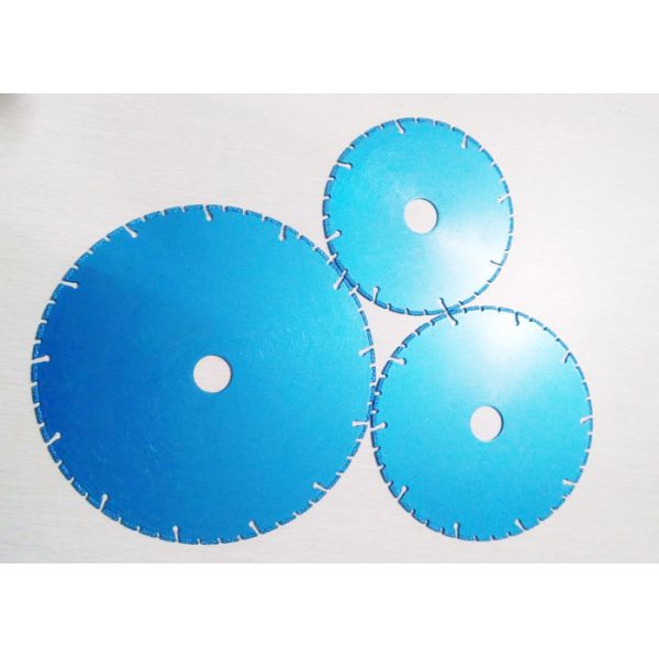 Stone Blue Electroplated Diamond Blade Resin Bonded High Machining Accuracy