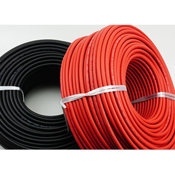 200m 6mm² Solar PV Cable DC rated Black 60Amp 1500V