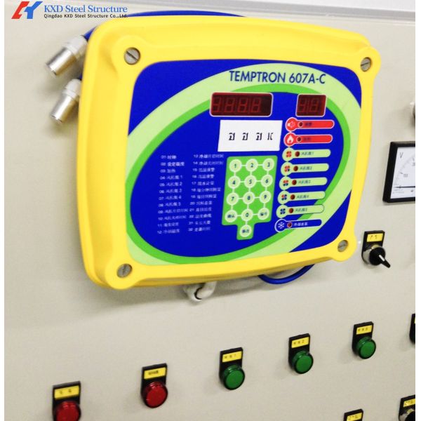 Easy Operate Poultry Environment Control System Poultry Shed Steel Structure