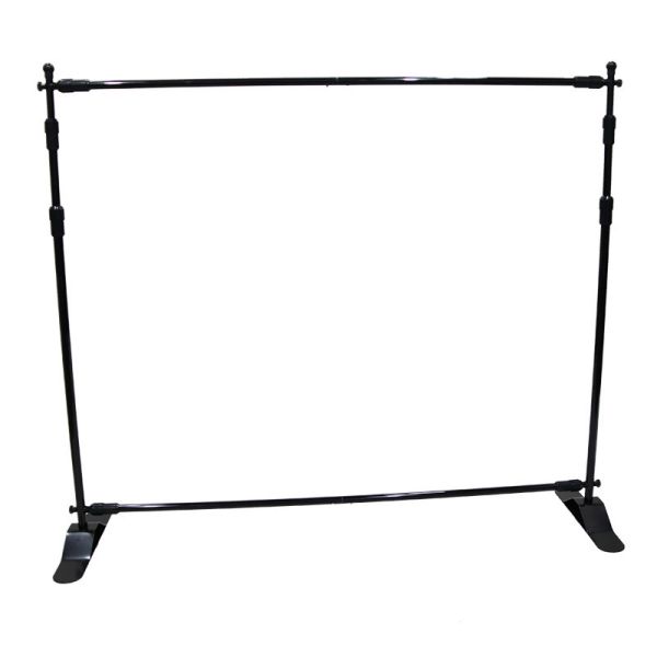 Large Graphic Adjustable Display Stand , Backwall Telescopic Backdrop Stand