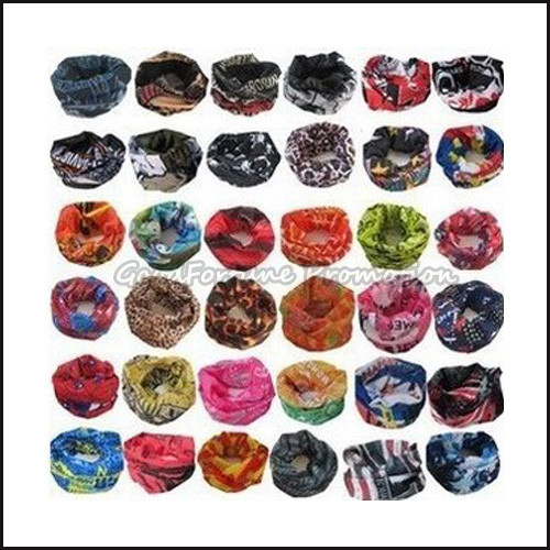 Customized Outdoor Polyester Head Scarf Travel Bicycle Mens Polyester Scarves