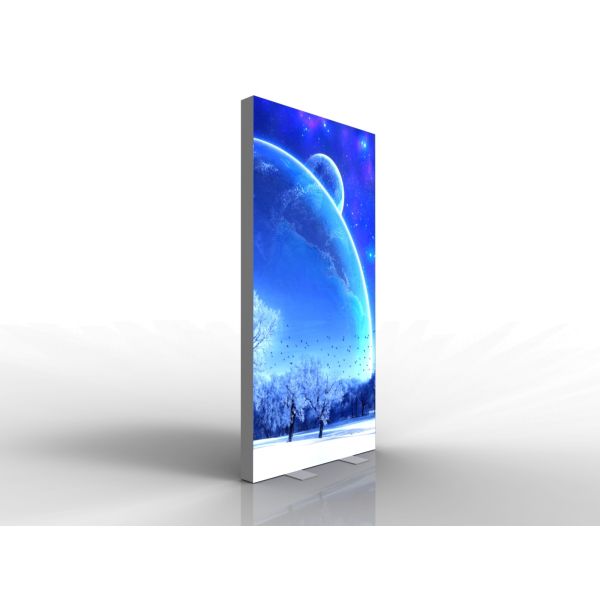 Double Side Advertising Light Box , Reinforced Frameless Lighted Sign Box