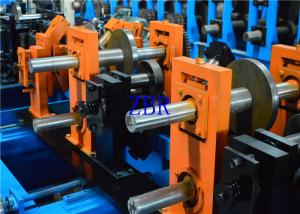  1.2MM - 3MM Q195-235 Blue Z C Purlin Forming Machine With 17 Forming Roller Manufactures