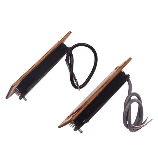 Wood Color Electric Guitar Pickups Double Coil  8~9K/14~15K PVC Output Line
