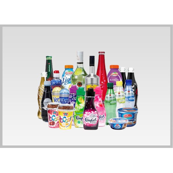 Food Grade Heat Shrink Plastic Sleeve Rolls , Custom Water Bottle Labels