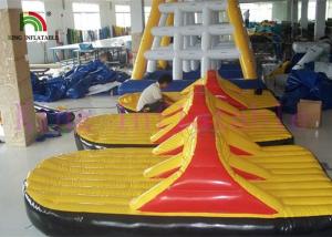  Yellow / Red PVC Tarpaulin Inflatable Water Toy / Giant Shoes For Water Sports Manufactures
