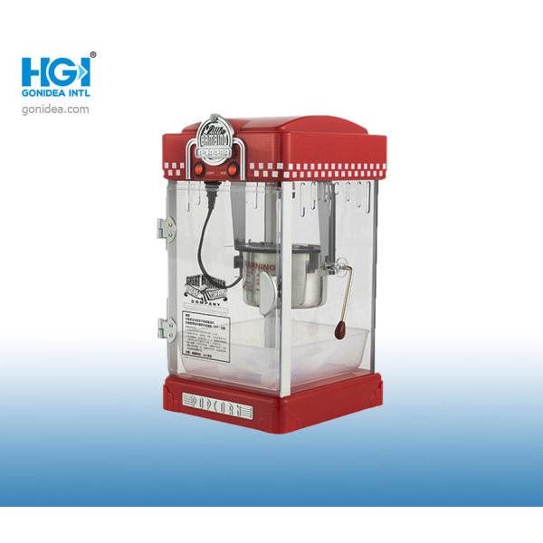 SASO Gonidea Commercial Pop Corn Maker Machine 300W Transparent Body