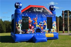  Durable Toddler Inflatable Bouncer , Outdoor Commercial World Disney Jumping Castle Manufactures
