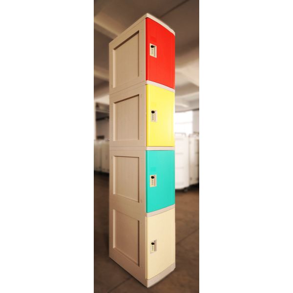 ABS Material 5 Tier Lockers Corrosion Proof Shoe Storage Lockers For Employees