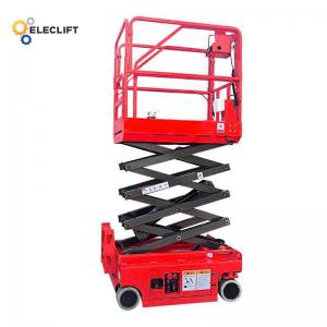  1.2m Small Electric Scissor Lift Platform Steel 1.5kw 220V With 1 Year Manufactures