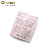 Reclosable Smell Proof Kraft Paper Food Bags , Brown Loose Tea Flat Kraft Paper