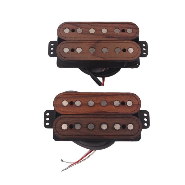 Alnico 5 Rosewood ST SG Guitar Pickup Set 8~9 KΩ Neck 14~15 KΩ Bridge