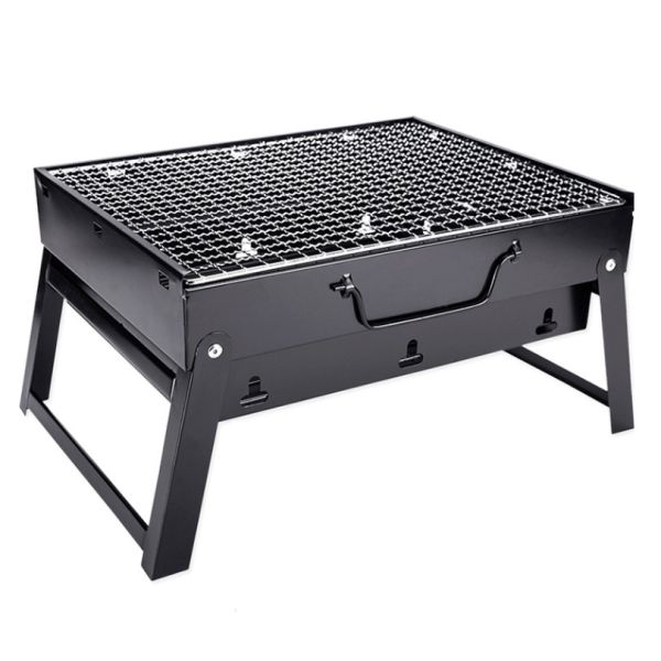 35*27*19.5cm Outdoor Portable Folding Grill Bbq Camping Grill Small Charcoal Grill