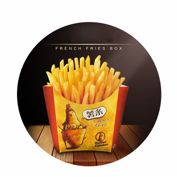 DISPOSABLE PAPER BOX, FRIED CHICKEN & FRENCH FRIES BOX, GOOD QUALITY