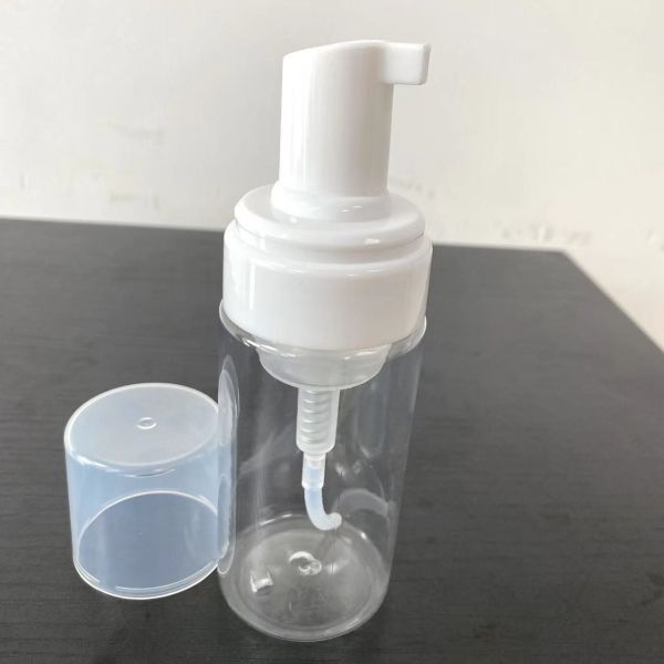 Natural 100ml PET Bottle With Foam Pump For Clean Shoes  and Shampoo Body Lotion