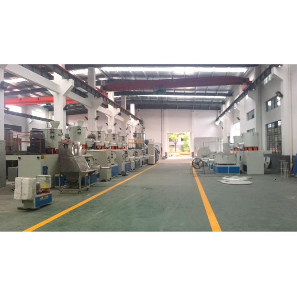 Anti Aging Granulate Highspeed Mixer , Easy Maintenance Horizontal Mixer Machine