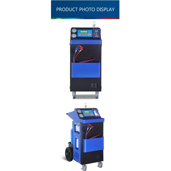Cars A/C Cleaning R134a Refrigerant Recovery Machine Unit With Sight Glass