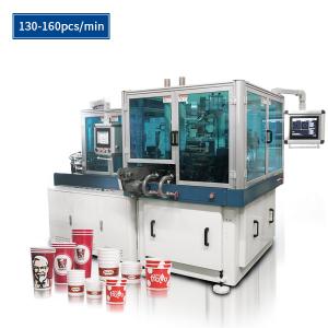  High Speed Paper Cup Forming Machine For 3-16oz Drinking Paper Cups Manufactures