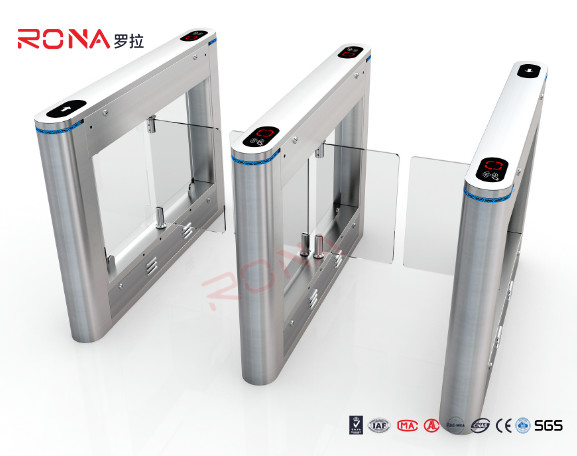 Indoor Automatic Swing Gate Turnstile Self Checking For Intelligent Office Building
