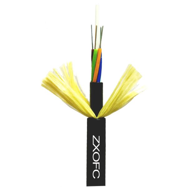 Waterproof ADSS Optical Cable 12 Core UV Resistant Stranded Double Jacket