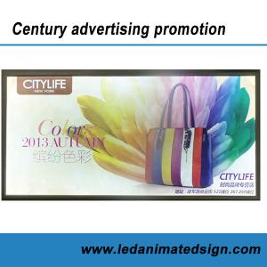  Led illuminated aluminum frame advertising light box for indoor Manufactures
