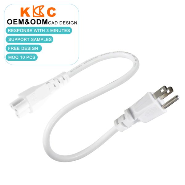 NEMA5-15P to C5 Retractable Power Cord 1.8m for Rice Cooker