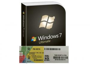  Microsoft Windows 7 Professional Upgrade Key , Windows 7 Coa Sticker Retail Box Package Manufactures