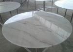 Popular Statuario Marble Tiles , Modern White Marble Vanity Countertops