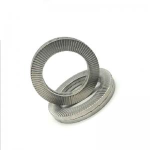 China DIN 304 Stainless Steel Washers 3-20mm Wedge Lock Type Gr8 For Mahince Screw on sale